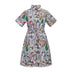 Village Print Girls Summer Dress